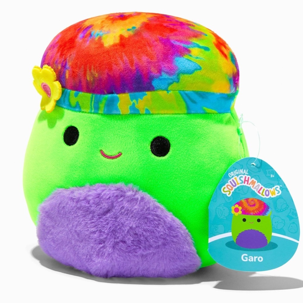 Squishmallows Tie-Dye and Green Plush Toy